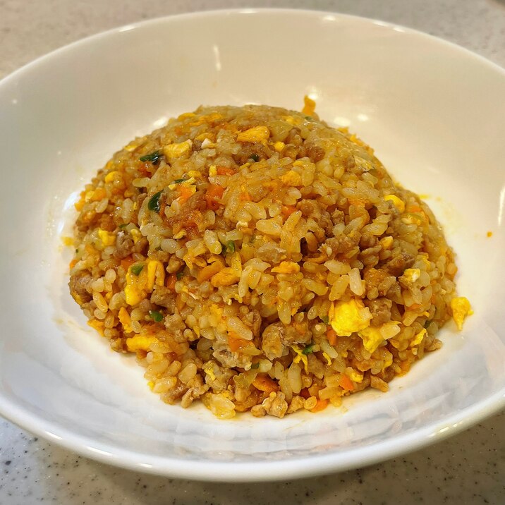 味付けは鍋キューブだけ 簡単キムチチャーハン